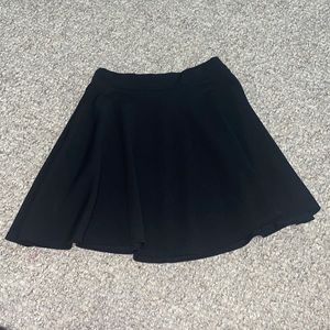 Black skater skirt